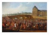 The Ambassador Mehemet Effendi Goes to Audience to King Louis XV March 21, 1721 Giclee Print by Pierre-Denis Martin