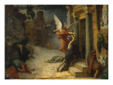 The Plague in Rome reproduction procédé giclée par Jules Elie Delaunay