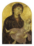 Madonna and Child Giclée-tryk af Cimabue Madonna and Child Giclée-tryk af Cimabue