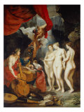 Education of Marie de Medicis Giclee Print by Peter Paul Rubens