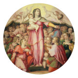 Madonna della Misericordia (Madonna of Mercy) Giclée-Druck von Giovanni Vasanzio