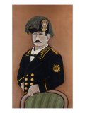 Self-Portrait in the Guise of a Musician Giclee Print by Orneore Metelli