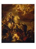 Apparition of the Cross to Constantine Giclee Print by Luca Giordano
