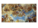 Triumph and Glory of the Habsburgs, detail Giclee Print by Luca Giordano