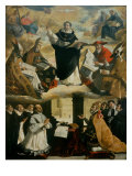 Apotheosis of Saint Thomas Aquinas Giclee Print by Francisco de Zurbaran