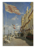 The Hotel des Roches Noires at Trouville Giclee Print by Claude Monet