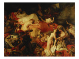 The Death of Sardanapal Giclee Print by Eugene Delacroix