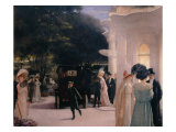 A Soiree at Pre-Catelan, detail, 1909 Reproduction procédé giclée par Henri Gervex