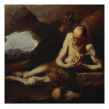 Saint Paul the Hermit Giclee Print by Jusepe de Ribera
