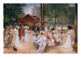 The Club of the Ile de Puteaux, 1907 Lámina giclée por Henri Gervex