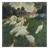 Les Dindons (The Turkeys) Giclee Print by Claude Monet