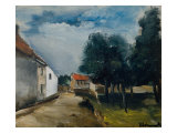 Landscape at Auvers reproduction procédé giclée par Maurice de Vlaminck
