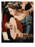 Gallant Scene or The Five Senses (Lute Player) reproduction procédé giclée