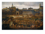 View of the city of Blois Giclee Print by Jean Baptiste Martin