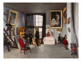 Atelieret Giclee-trykk av Frederic Bazille Atelieret Giclee-trykk av Frederic Bazille