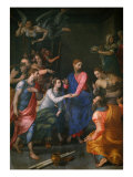 Christ, Raising of Jairus' Daughter Giclee Print by Agnolo Bronzino