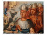 Saint Hippolytus Between Spanish and Aztec Soldiers (The Emperor Montezuma) Lámina giclée Saint Hippolytus Between Spanish and Aztec Soldiers (The Emperor Montezuma) Lámina giclée