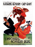 Bringing Up Baby, French Movie Poster, 1938 Lámina giclée Bringing Up Baby, French Movie Poster, 1938 Lámina giclée