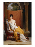 Portrait of Juliette Recamier reproduction procédé giclée par Francois Gerard