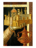 Madonna and Child with Saints - detail (view of Florence) Giclée-tryk af Andrea del Verrocchio Madonna and Child with Saints - detail (view of Florence) Giclée-tryk af Andrea del Verrocchio