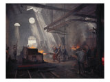 An Iron Foundry reproduction procédé giclée par Fernand Cormon
