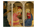 Cortona Altarpiece with the Annunciation Reproduction procédé giclée par Fra Angelico 