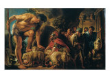 Ulysses in the Cave of Polyphemus reproduction procédé giclée par Jacob Jordaens