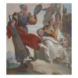 Humility Crushing Pride Giclee Print by Giambattista Tiepolo