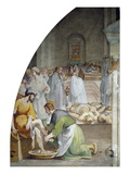 Saint Roch Healing Victims of the Plague Giclée-tryk af Rutilio Manetti