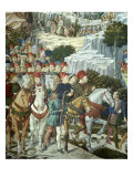 Procession of the Magi: Wall with Lorenzo, detail (Procession with Members of the Medici Family) Giclee Print by Benozzo Gozzoli