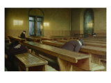 Feast Day at the Trivulzio Hospice in Milan Giclee Print by Angelo Morbelli