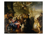 Saint Augustine Washing Christ's Feet Giclee Print by Legnanino 