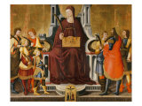 Saint Felicity and Her Children Giclee-trykk av Neri Di Bicci