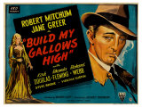 Out of the Past, UK Movie Poster, 1947 Giclée-Druck