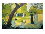 Panels for a Girl's Bedroom: July Reproduction procédé giclée par Maurice Denis