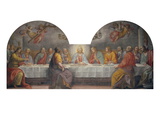 Den sidste nadver Giclée-tryk af Matteo Rosselli