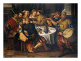 Banquet with Friends Giclee Print by Frans Pourbus II