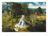 Rest on the Flight into Egypt Giclee Print by Joachim Patenier