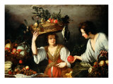 The Fruit Seller Giclee Print by Bernardo Strozzi