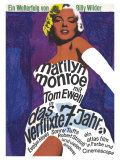 The Seven Year Itch, German Movie Poster, 1955 Giclee Print