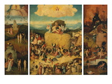 Triptych of the Haywain, Open Giclee Print by Hieronymus Bosch