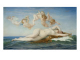 La naissance de Vénus reproduction procédé giclée par Alexandre Cabanel