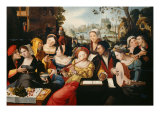 Gallant Scene or The Five Senses reproduction procédé giclée