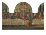 Last Supper: Central Part Wydruk giclee autor Ridolfo Ghirlandaio