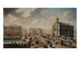 The Pont Neuf and the Church of the Samaritaine, 1777 Giclee Print by Nicolas & Jean Baptiste Raguenet