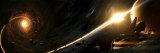 Vision of a Black Hole Destroying a Sun Lámina fotográfica Vision of a Black Hole Destroying a Sun Lámina fotográfica