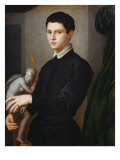 Portrait of a Sculptor (Juan Martinez Montanes) reproduction procédé giclée par Agnolo Bronzino
