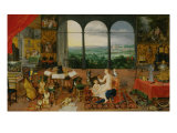 The Five Senses: Hearing Giclee Print by Jan Bruegel the Elder