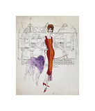 Female Fashion Figure, c.1959 Lámina giclée por Andy Warhol