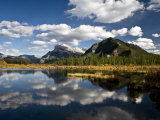 Mount Rundle and Sulphur Mountain, in Banff National Park, Alberta, Canada Photographic Print